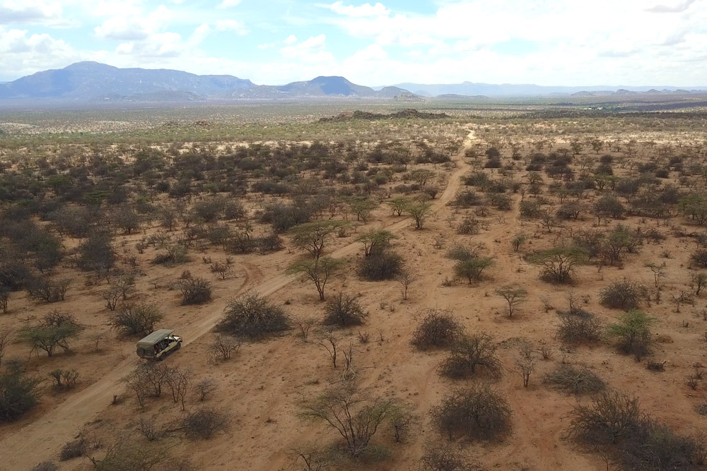 Driving to Sasaab Lodge past Samburu National Reserve - Scott Dubois