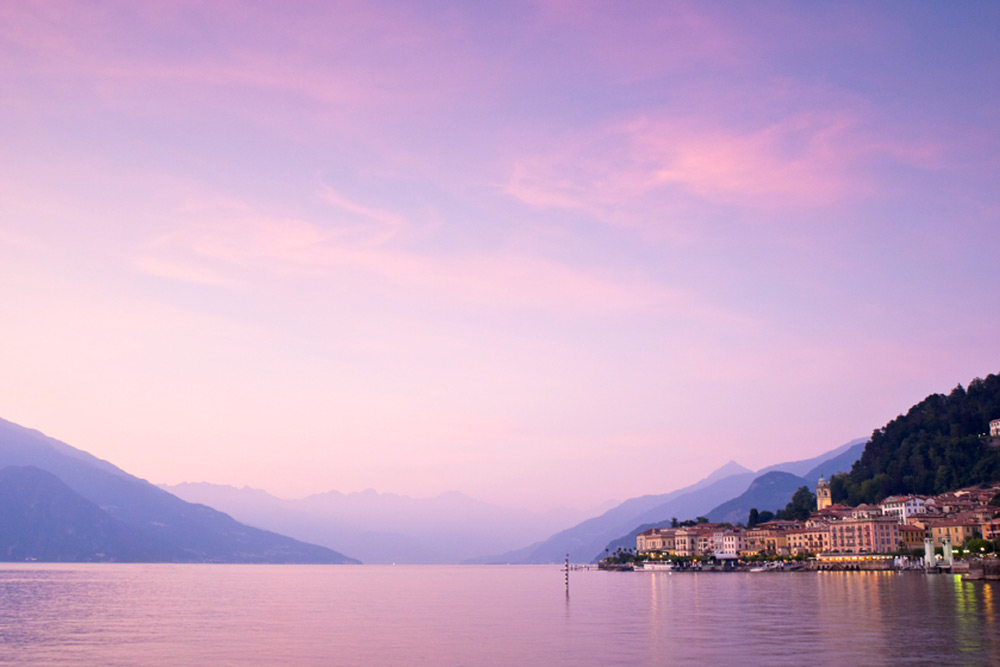 Sunset at Lake Como