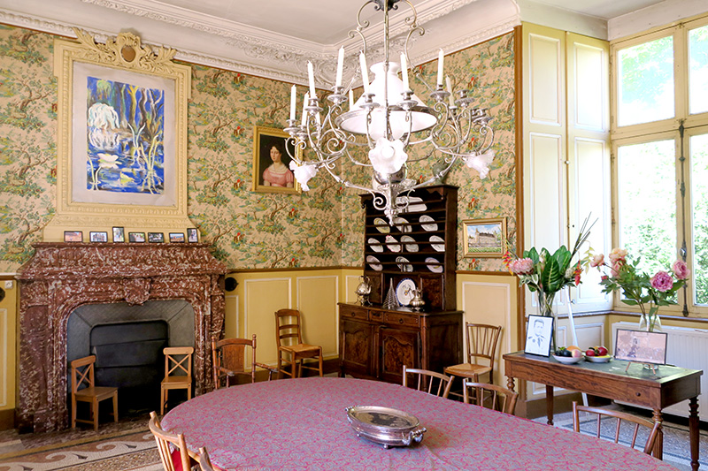 Dining room at Château de Rully - Photo by Hideaway Report editor