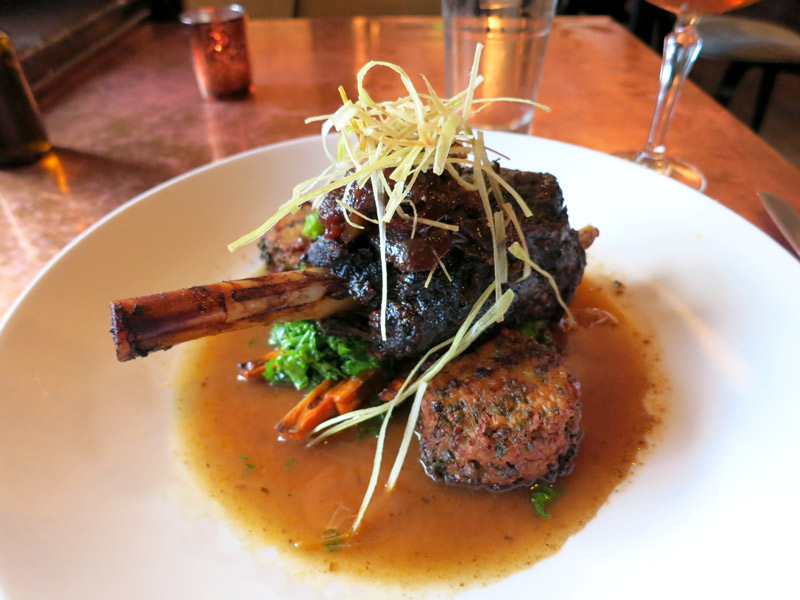 Tender caramelized Colorado lamb at <i>Justice Snow’s</i> - Photo by Hideaway Report editor