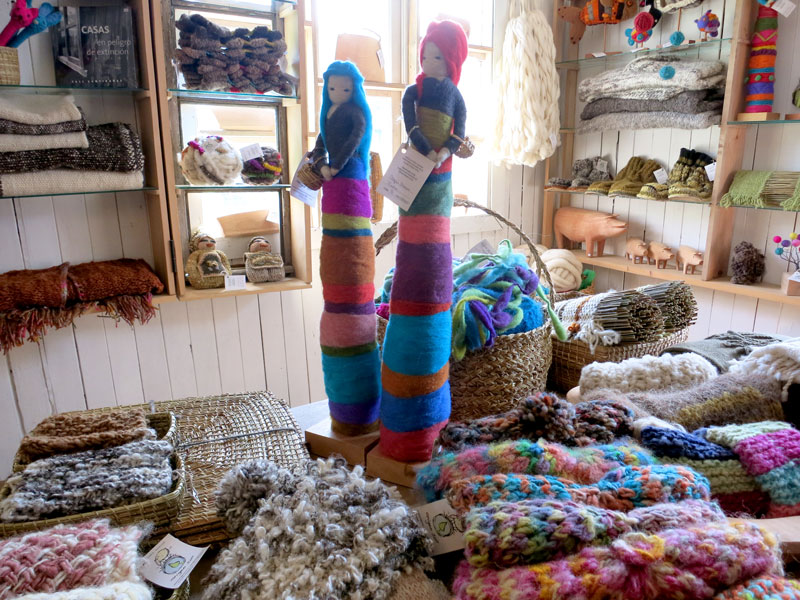 Colorful knitwear at Origen Sur - Photo by Hideaway Report editor