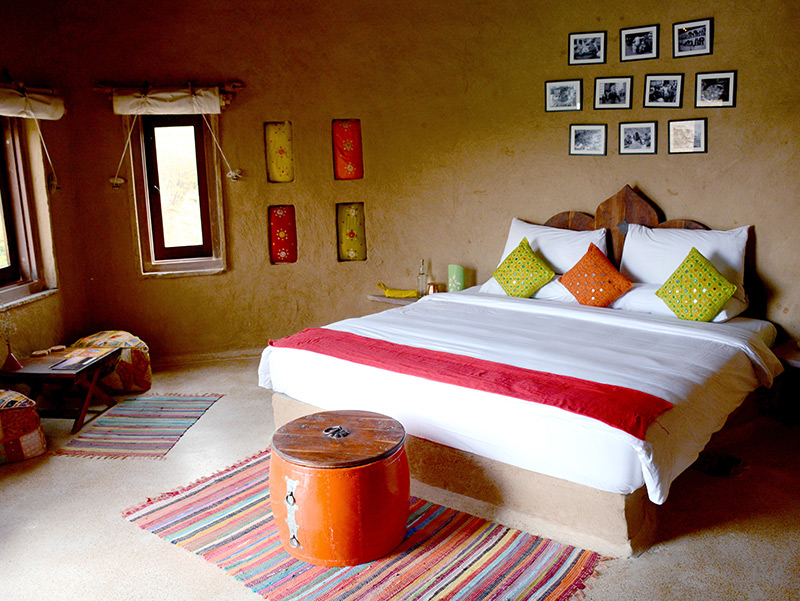 Our bedroom at Lakshman Sagar - Photo by Hideaway Report editor
