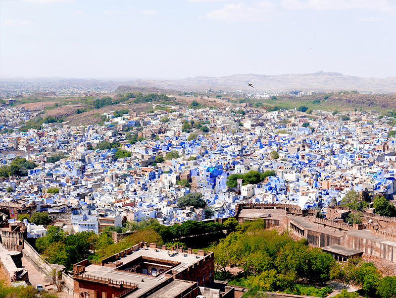 View of Jodhpur from the Mehrangarh Fort - Photo by Hideaway Report editor