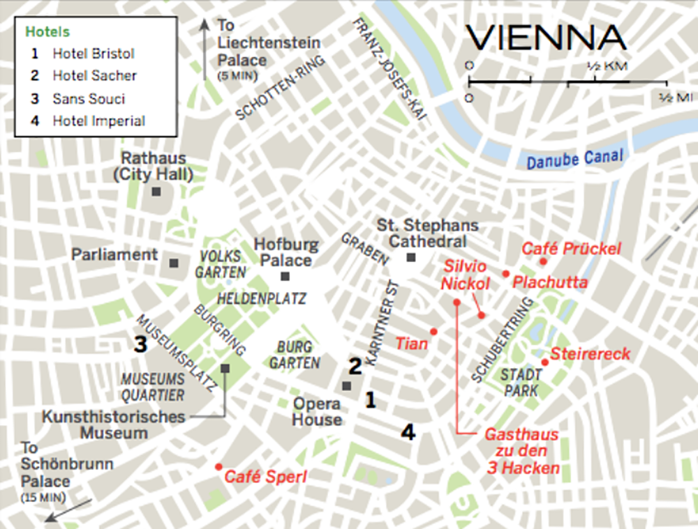 Map of Vienna © Andrew Harper