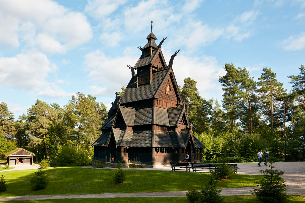 The Stave Church from Gol in King Oscar II's Collection, a part of the Norwegian Folk Museum - Haakon Harriss