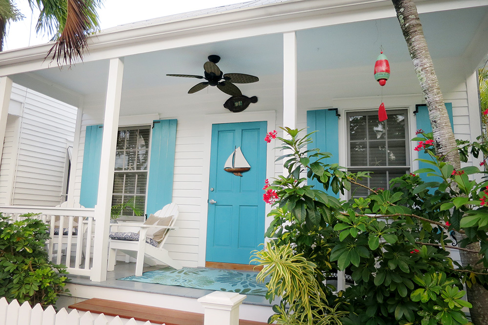 A conch-style home in Key West, Florida - Photo by Hideaway Report editor