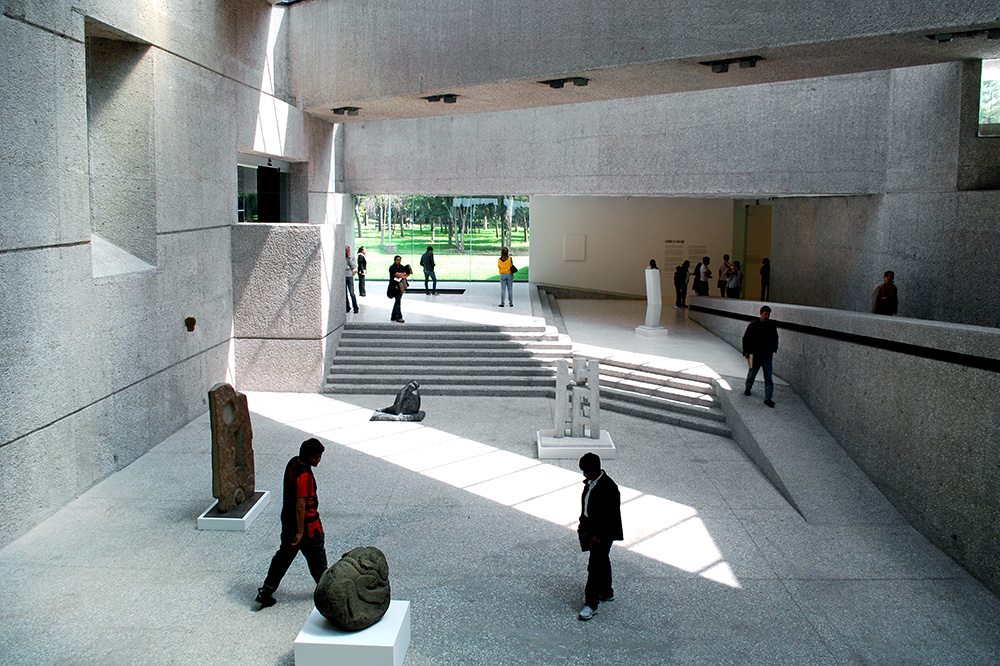 The interior courtyard of the Museo Tamayo in Mexico City - AlejandroLinaresGarcia/WikimediaCommons