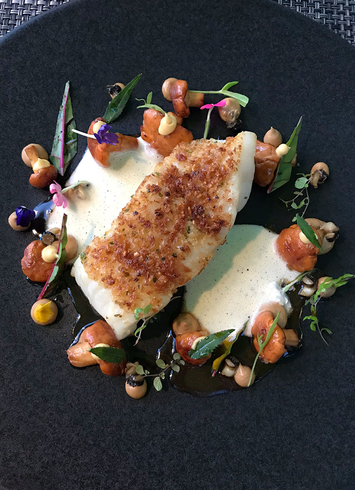 The turbot fillet at La Table de Franck Putelat in Carcassonne, Languedoc-Roussillon, France - Betsy Andrews