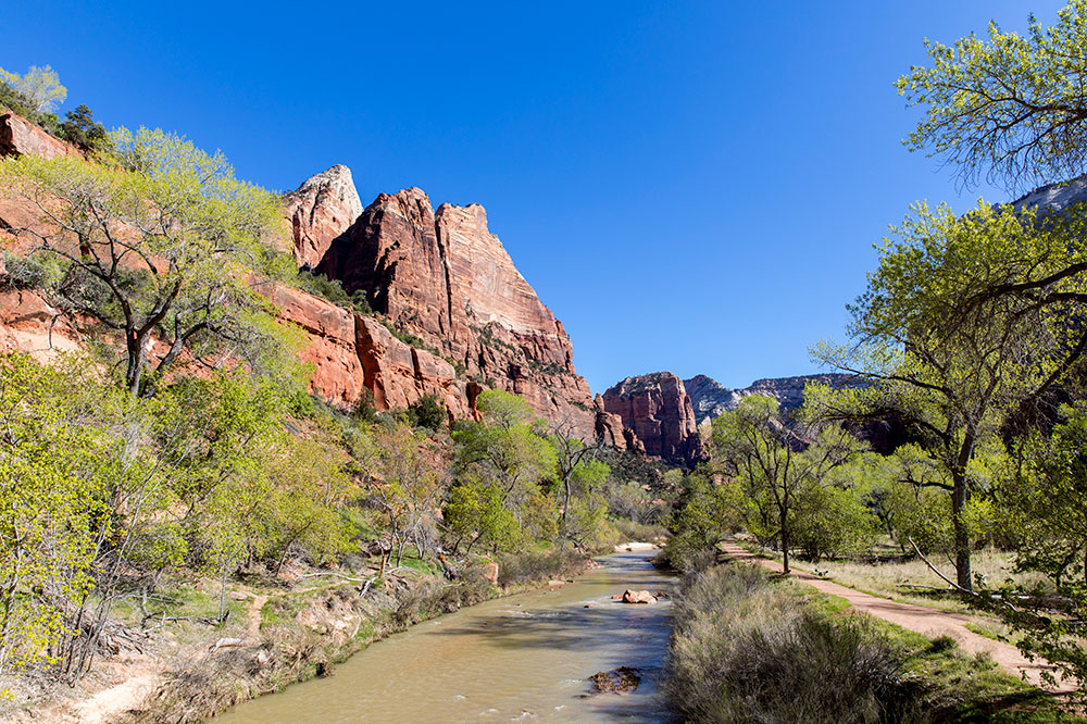 The main canyon at Zion National Park in Utah - Photo by Hideaway Report editor